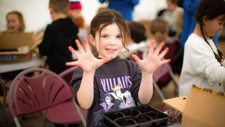 Kids will get hands-on with nature, planting seeds, learning how things grow, and enjoying the fresh outdoors while discovering the magic of gardening.